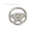 Cincin kunci logo mobil logam